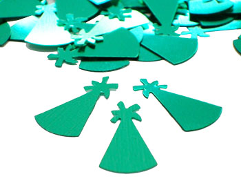 Party Hat Confetti, Turquoise Available by the Pound or Packet